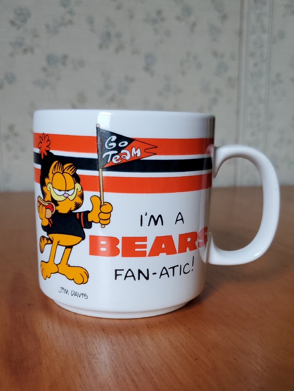 Garfield 'I'm a Bears Fan-Atic!' Mug - Jim Davis, 1978 NFL Officially Licensed
